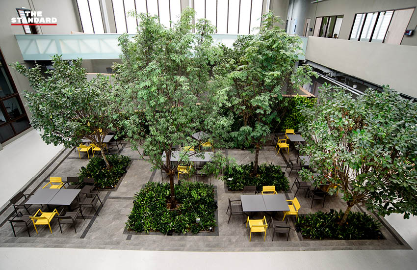 ภาพจำลองโครงการ DTGO CampUs สำนักงานแนวราบที่ผสานพื้นที่สีเขียวและธรรมชาติเพื่อสร้างบรรยากาศการทำงานที่มีความสุข 2