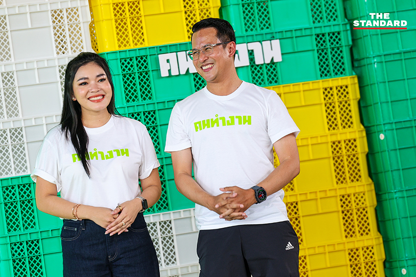 ดวงฤทธิ์ เบ็ญจาธิกุล ชัยรุ่งเรือง หัวหน้าทีมคนทำงาน แถลงข่าวเปิดตัวผู้สมัคร ส.ก. 27 เขต 9