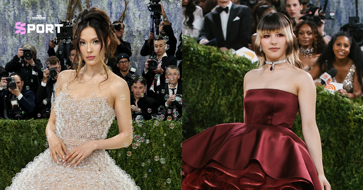 Eileen Gu และ Alysa Liu สองนักกีฬาโอลิมปิก ในชุดดีไซน์ล้ำสมัยบนพรมแดง Met Gala 2026