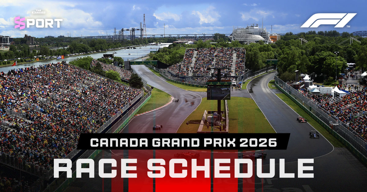 ภาพสนามแข่งรถ Formula 1 Circuit Gilles Villeneuve ในแคนาดา พร้อมตารางแข่งขัน F1 2026 Canada Grand Prix
