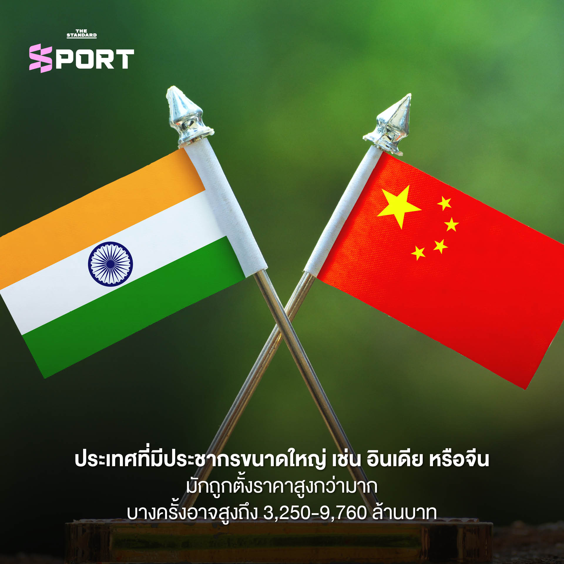 ภาพประกอบแสดงโลโก้ FIFA World Cup และรายละเอียดค่าลิขสิทธิ์การถ่ายทอดสด 2