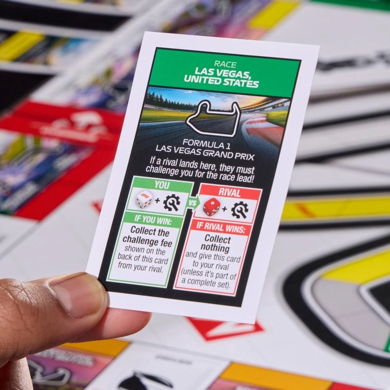 ภาพกล่องเกมเศรษฐี F1 ที่ Formula 1 จับมือ Hasbro เปิดตัว 3