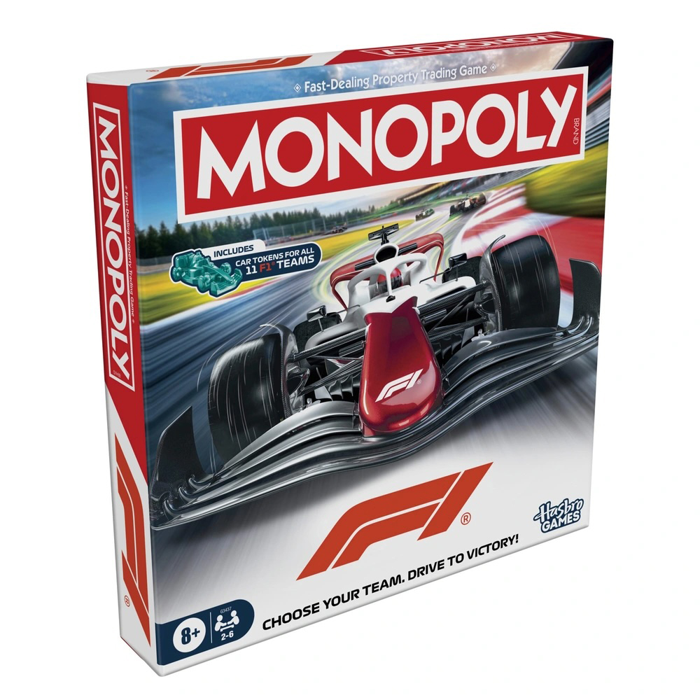 ภาพกล่องเกมเศรษฐี F1 ที่ Formula 1 จับมือ Hasbro เปิดตัว 7