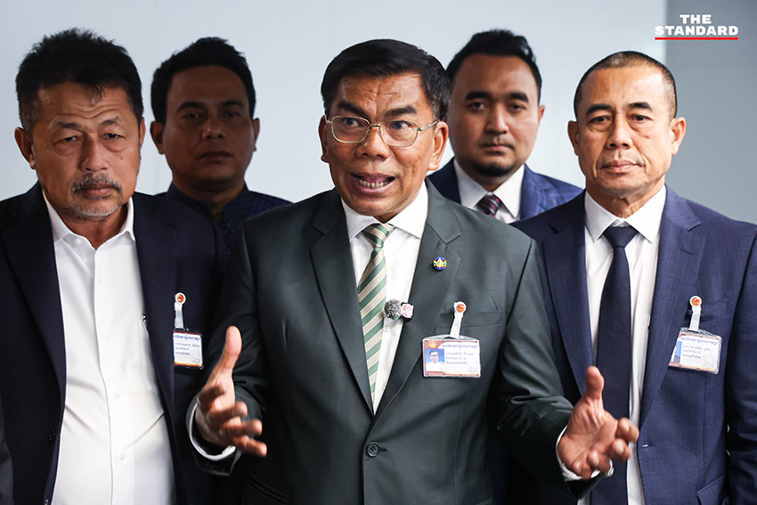 กมลศักดิ์ ลีวาเมาะ สส. นราธิวาส พรรคประชาชาติ แถลงหลังประชุม กมธ. ตำรวจฯ พร้อม สส. ชายแดนใต้ 3