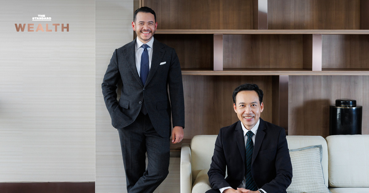 ภาพผู้บริหาร KAsset และ J.P. Morgan Asset Management ร่วมกันนำเสนอแนวคิด Core Portfolio