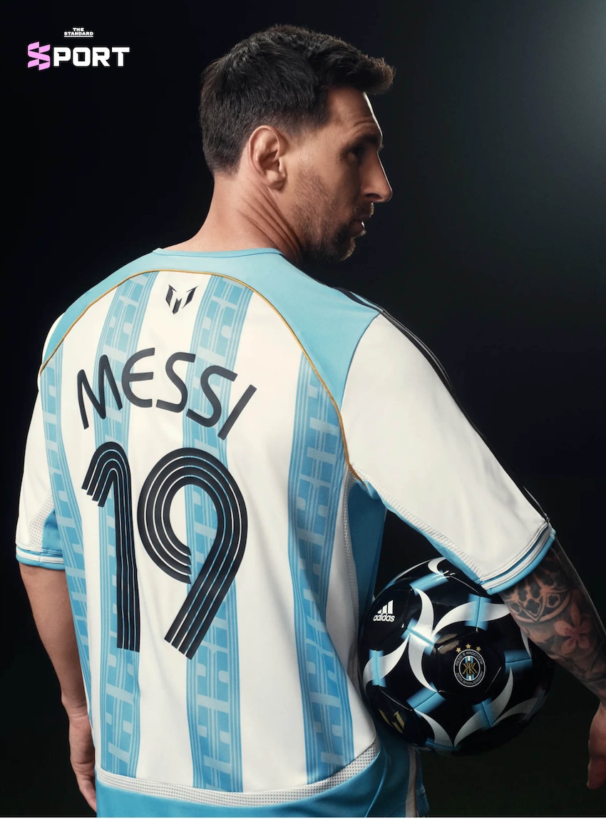 ภาพคอลเล็กชัน Kith x adidas x Messi ฉลอง 20 ปี ลิโอเนล เมสซี บนเวทีฟุตบอลโลก 1