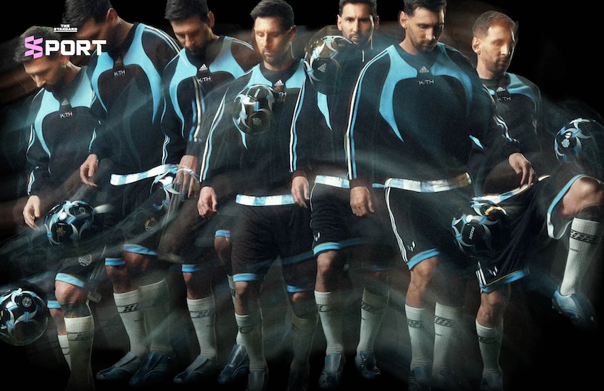 ภาพคอลเล็กชัน Kith x adidas x Messi ฉลอง 20 ปี ลิโอเนล เมสซี บนเวทีฟุตบอลโลก 12