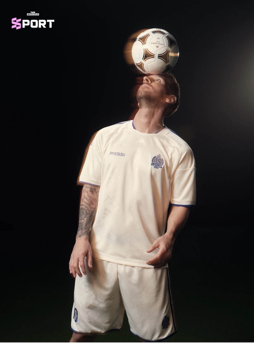 ภาพคอลเล็กชัน Kith x adidas x Messi ฉลอง 20 ปี ลิโอเนล เมสซี บนเวทีฟุตบอลโลก 8