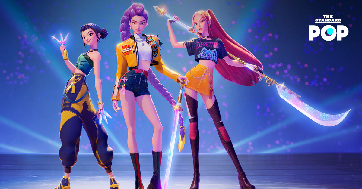 โปสเตอร์ประชาสัมพันธ์เวิลด์ทัวร์คอนเสิร์ต KPop Demon Hunters ของ Netflix