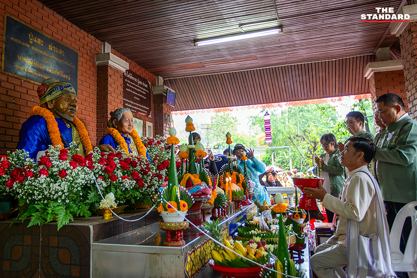 ภาพบรรยากาศพิธีเลี้ยงดง บวงสรวงปู่แสะ-ย่าแสะ ที่ดอยสุเทพ-ปุย จังหวัดเชียงใหม่ 9