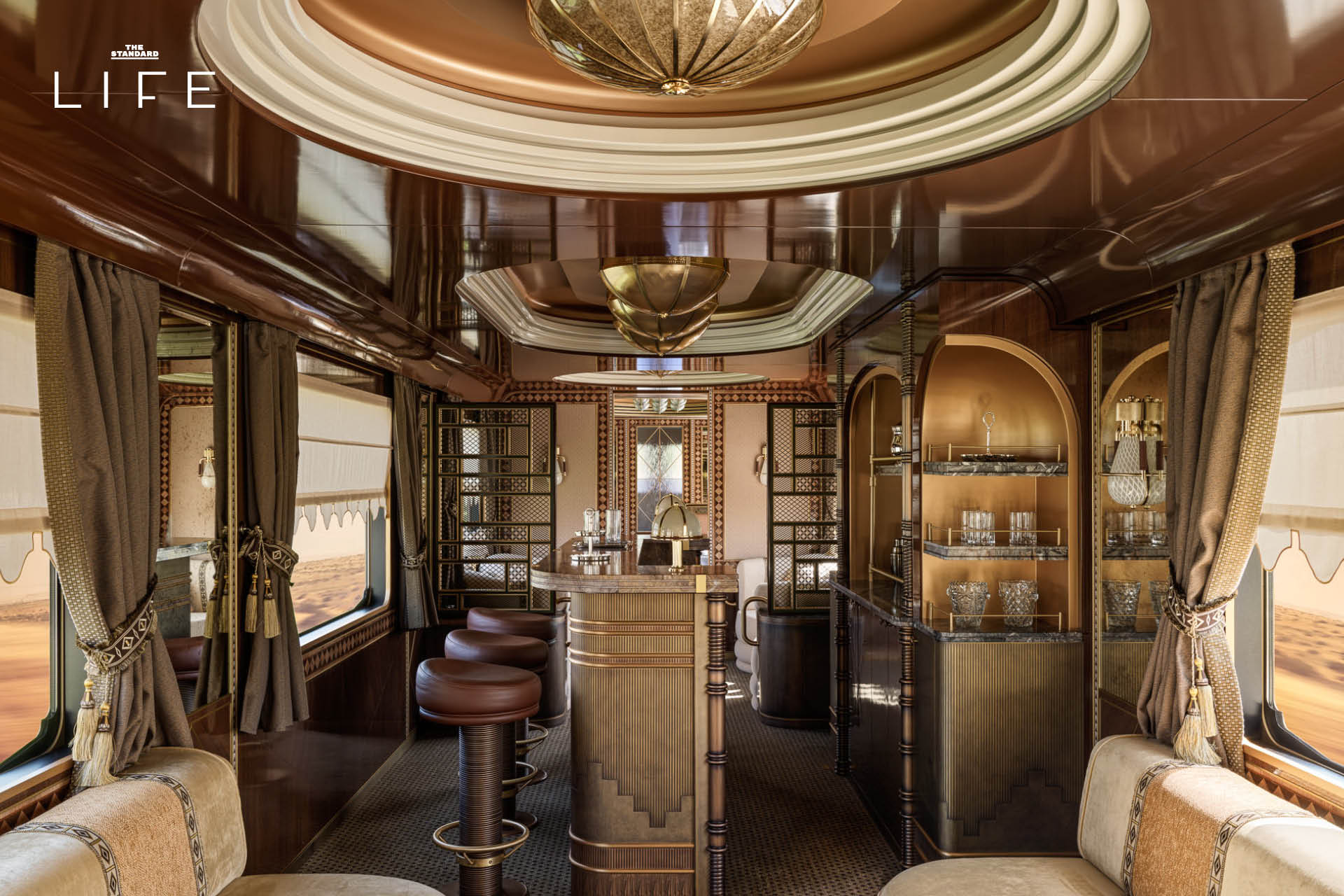 ภาพรถไฟท่องเที่ยวสุดหรู 5 ขบวนดีไซน์สวยระดับโลก สะท้อนยุคทองของการเดินทางด้วยรถไฟ 6