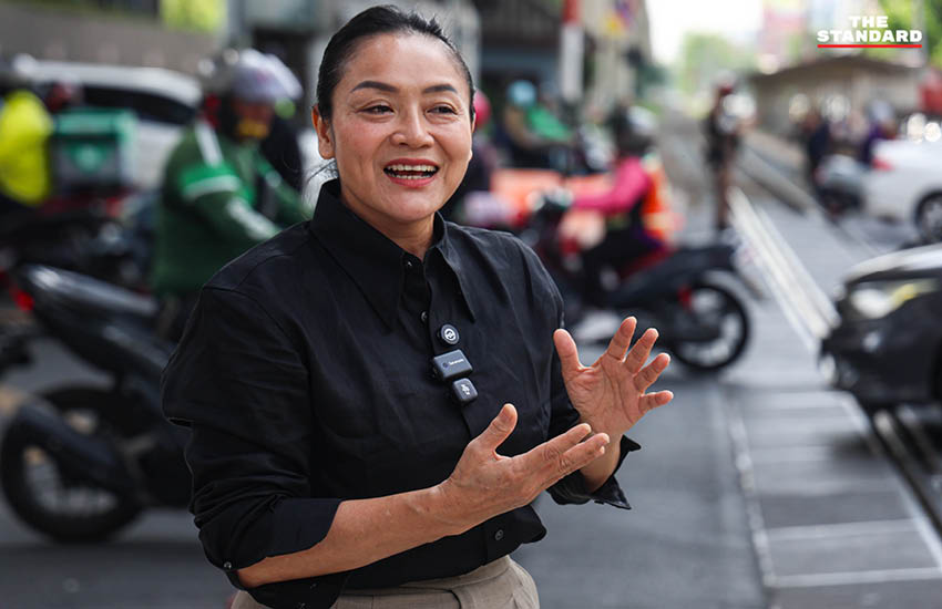 ดร.มัลลิกา บุญมีตระกูล มหาสุข ผู้สมัครผู้ว่าฯ กทม. เบอร์ 14 ลงพื้นที่สี่แยกอโศก-เพชร 1