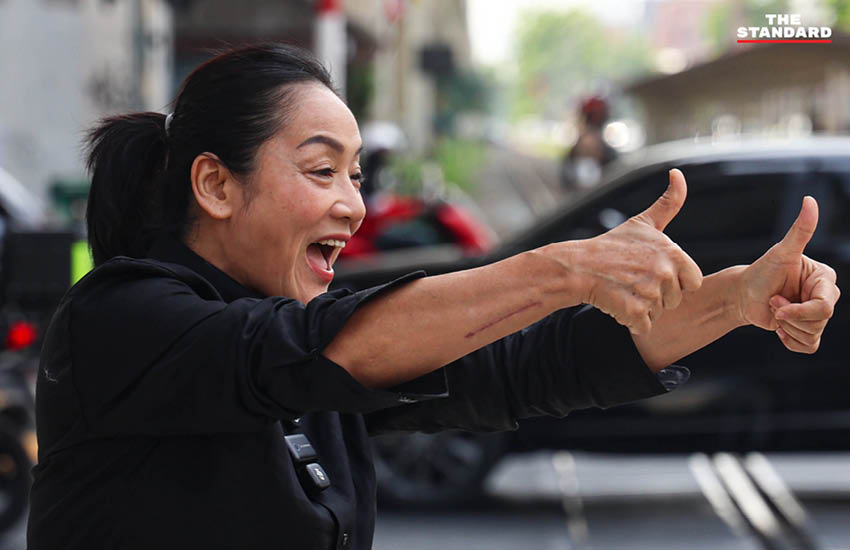 ดร.มัลลิกา บุญมีตระกูล มหาสุข ผู้สมัครผู้ว่าฯ กทม. เบอร์ 14 ลงพื้นที่สี่แยกอโศก-เพชร 4