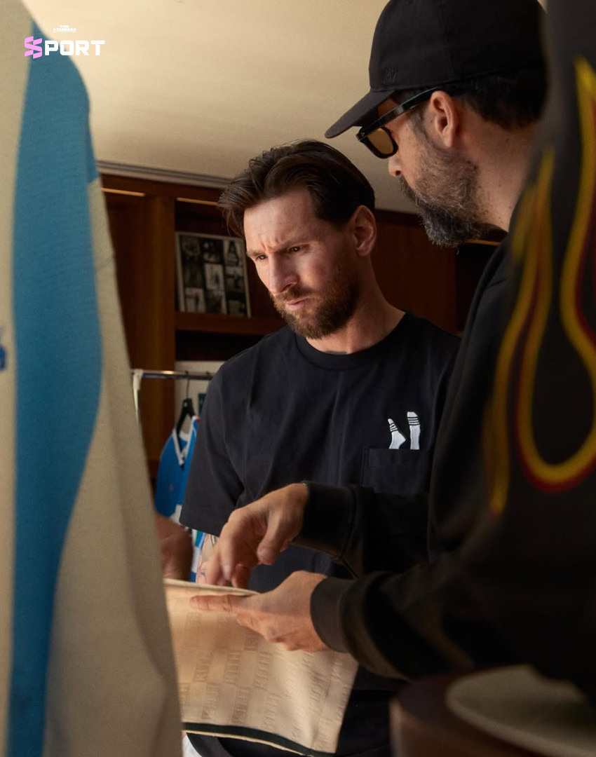 ภาพคอลเลกชันพิเศษ Lionel Messi x Kith x adidas ฉลอง 20 ปีบนเวทีฟุตบอลโลกของเมสซี 4