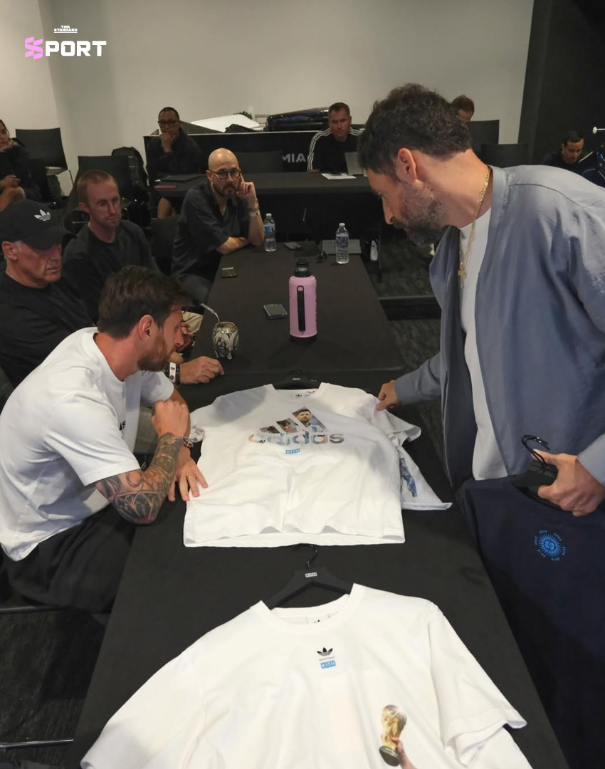ภาพคอลเลกชันพิเศษ Lionel Messi x Kith x adidas ฉลอง 20 ปีบนเวทีฟุตบอลโลกของเมสซี 5