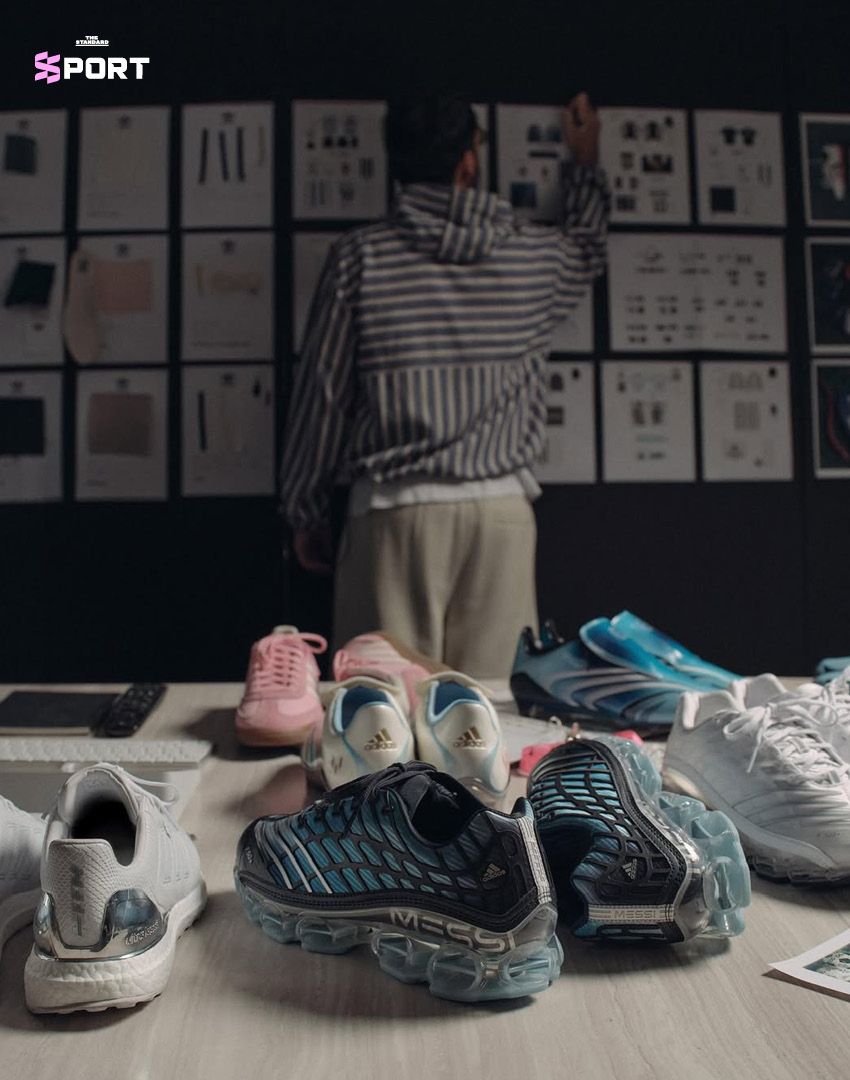 ภาพคอลเลกชันพิเศษ Lionel Messi x Kith x adidas ฉลอง 20 ปีบนเวทีฟุตบอลโลกของเมสซี 8