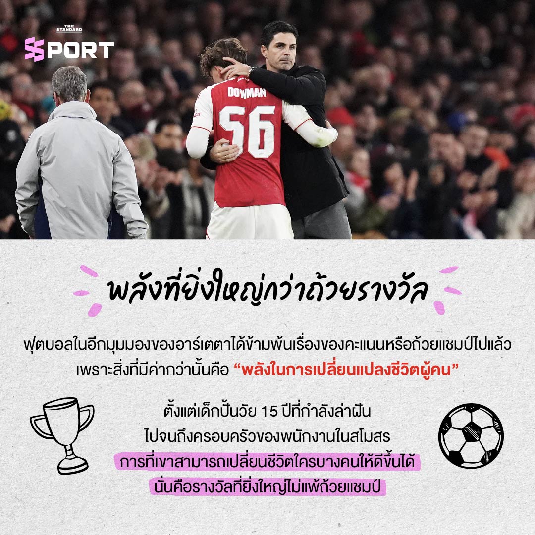 มิเกล อาร์เตตา ผู้จัดการทีมอาร์เซนอล ยืนอยู่ข้างสนาม 12
