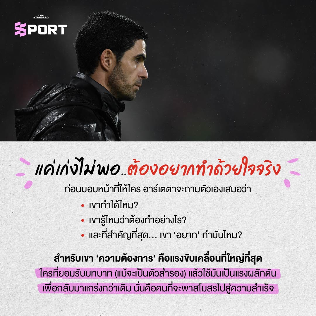 มิเกล อาร์เตตา ผู้จัดการทีมอาร์เซนอล ยืนอยู่ข้างสนาม 6