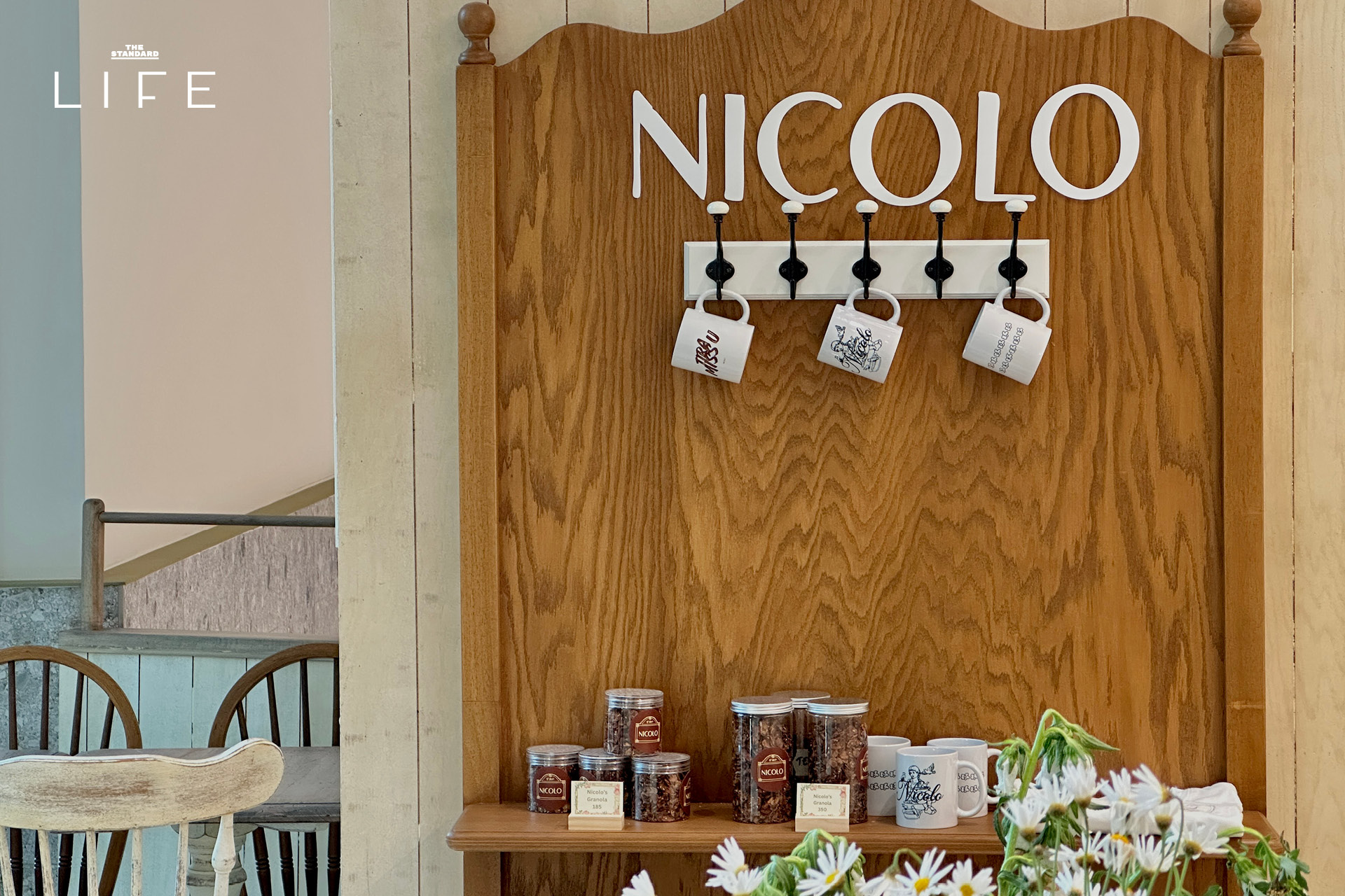 ภาพรวมบรรยากาศ Nicolo Bakery ที่ One Bangkok แสดงขนมอบสไตล์ฝรั่งเศสและเมนู Tiramisu Cup 11