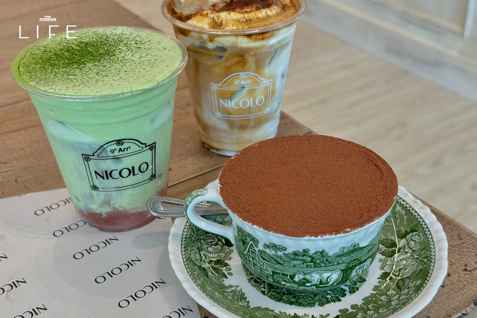 ภาพรวมบรรยากาศ Nicolo Bakery ที่ One Bangkok แสดงขนมอบสไตล์ฝรั่งเศสและเมนู Tiramisu Cup 9