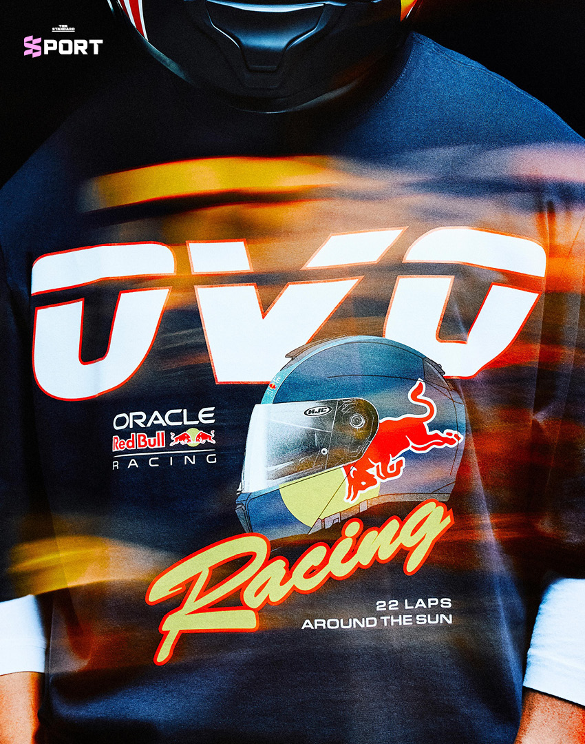 ภาพสินค้าจากคอลเลกชัน OVO x Oracle Red Bull Racing ที่ได้รับแรงบันดาลใจจาก F1 6
