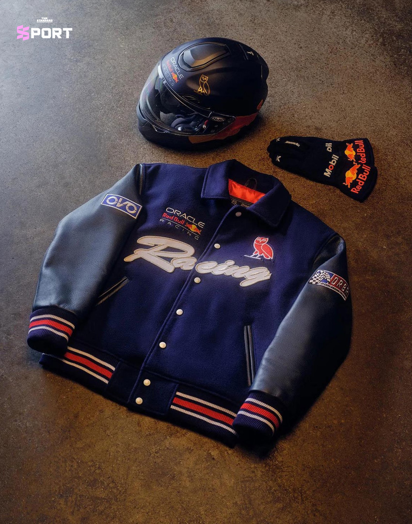 ภาพสินค้าจากคอลเลกชัน OVO x Oracle Red Bull Racing ที่ได้รับแรงบันดาลใจจาก F1 8