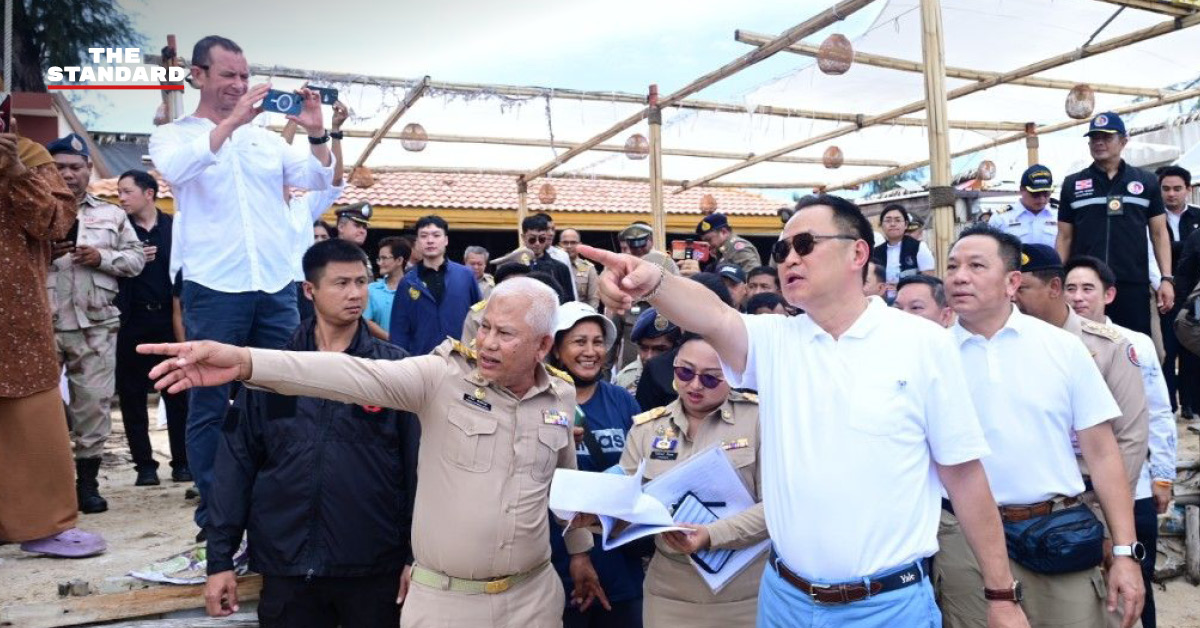 นายกรัฐมนตรี ตรวจเยี่ยมพื้นที่หาดบางเทา จ.ภูเก็ต