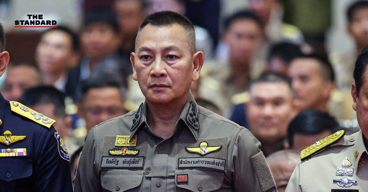 พล.ต.อ.กิตติ์รัฐ พันธุ์เพ็ชร์ ผู้บัญชาการตำรวจแห่งชาติ ให้สัมภาษณ์ถึงความคืบหน้าคดีตำรวจอุ้มชาวจีน