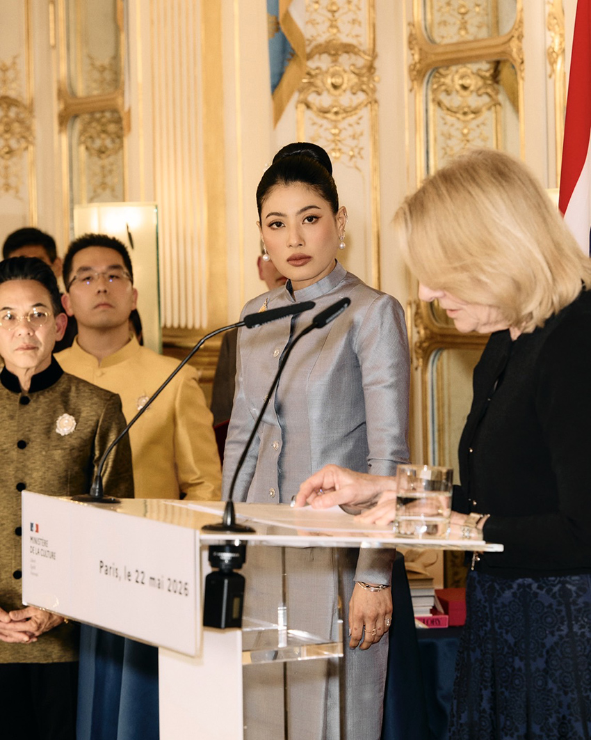 สมเด็จพระเจ้าลูกเธอ เจ้าฟ้าสิริวัณณวรี นารีรัตนราชกัญญา ทรงรับเครื่องอิสริยาภรณ์ Légion d’honneur จากรัฐมนตรีว่าการกระทรวงวัฒนธรรมสาธารณรัฐฝรั่งเศส 5