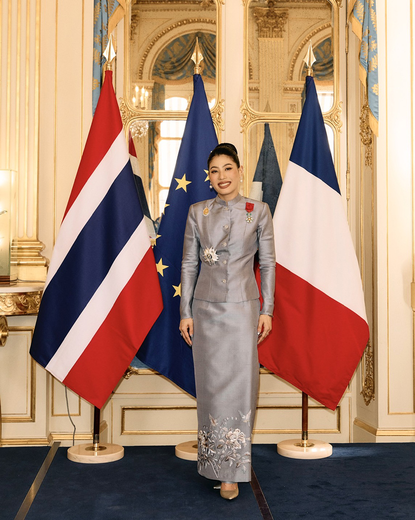 สมเด็จพระเจ้าลูกเธอ เจ้าฟ้าสิริวัณณวรี นารีรัตนราชกัญญา ทรงรับเครื่องอิสริยาภรณ์ Légion d’honneur จากรัฐมนตรีว่าการกระทรวงวัฒนธรรมสาธารณรัฐฝรั่งเศส 7