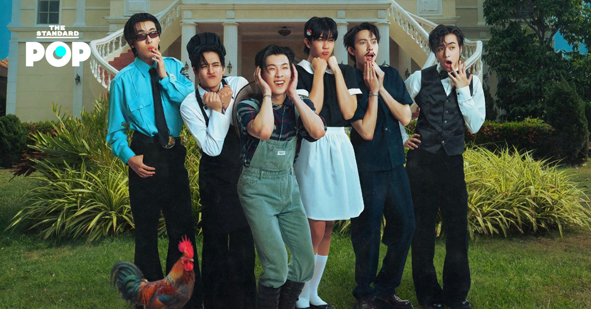 สมาชิกวง PROXIE ถ่ายภาพโปรโมทละครแนวตั้ง 'วิมานทรายลวง'