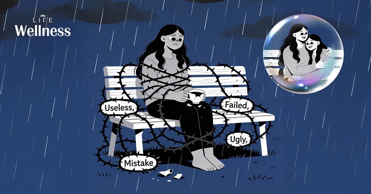 ภาพประกอบบทความเรื่อง Self-Compassion หรือความเมตตาต่อตัวเอง เพื่อสุขภาพใจที่ดีและยั่งยืน