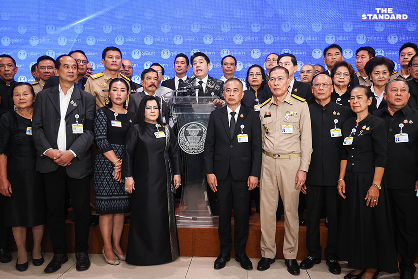 กลุ่มสมาชิกวุฒิสภา (สว.) 89 คน แถลงข่าวประณาม ณัฐพงษ์ 2