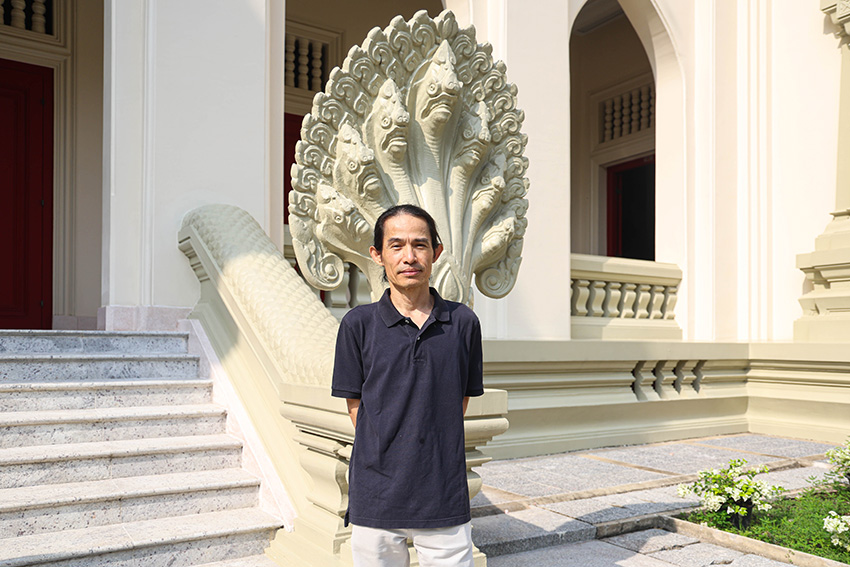 ภาพ ธิบดี บัวคำศรี ผู้เชี่ยวชาญประวัติศาสตร์กัมพูชาและเอเชียตะวันออกเฉียงใต้ 1