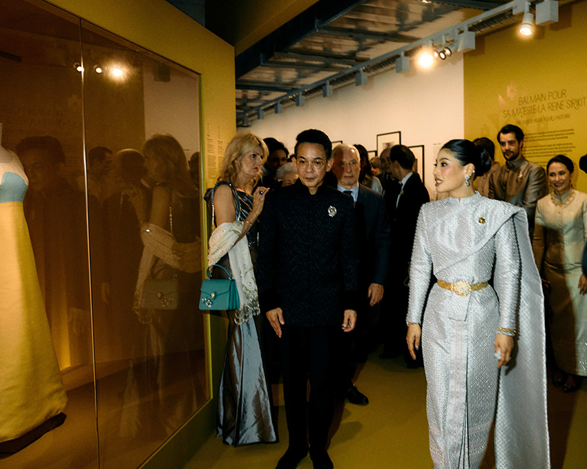 สมเด็จพระเจ้าลูกเธอ เจ้าฟ้าสิริวัณณวรี นารีรัตนราชกัญญา ทรงเปิดนิทรรศการ ‘La Mode en Majesté’ ที่กรุงปารีส 9