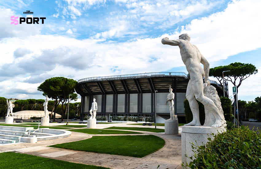 ภาพรวมของสนามเทนนิส Stadio Nicola Pietrangeli ในกรุงโรม 4