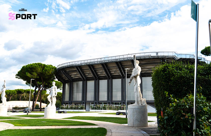 ภาพรวมของสนามเทนนิส Stadio Nicola Pietrangeli ในกรุงโรม 5