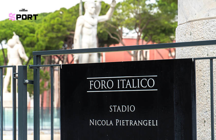 ภาพรวมของสนามเทนนิส Stadio Nicola Pietrangeli ในกรุงโรม 6