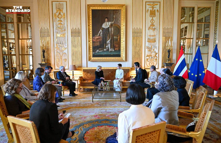 ซาบีดา ไทยเศรษฐ์ รัฐมนตรีว่าการกระทรวงวัฒนธรรม หารือกับ กาตริน เปการ์ รัฐมนตรีว่าการกระทรวงวัฒนธรรมฝรั่งเศส 1