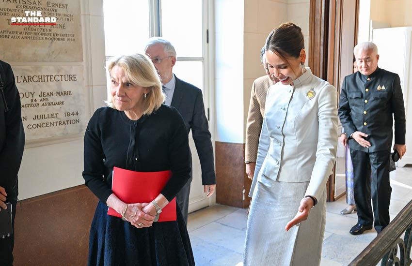 ซาบีดา ไทยเศรษฐ์ รัฐมนตรีว่าการกระทรวงวัฒนธรรม หารือกับ กาตริน เปการ์ รัฐมนตรีว่าการกระทรวงวัฒนธรรมฝรั่งเศส 5