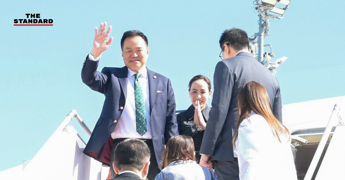 อนุทิน ชาญวีรกูล นายกรัฐมนตรีและรัฐมนตรีว่าการกระทรวงมหาดไทย ระหว่างภารกิจเยือนฝรั่งเศส