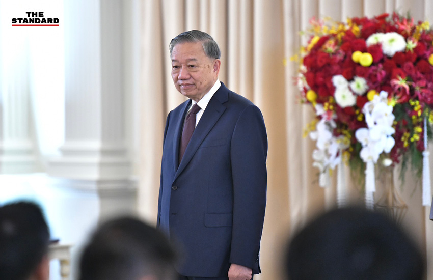 อนุทิน ชาญวีรกูล และ โต เลิม ประธานาธิบดีเวียดนาม ร่วมพิธีลงนามความร่วมมือฉลอง 50 ปีสัมพันธ์ไทย-เวียดนาม 5