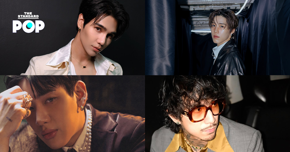 ภาพโปรโมตคอนเสิร์ต THE TITANS CONCERT ที่รวม 4 ศิลปิน แบมแบม, เจฟ ซาเตอร์, พีพี กฤษฏ์ และ ธามไท แพลงศิลป์