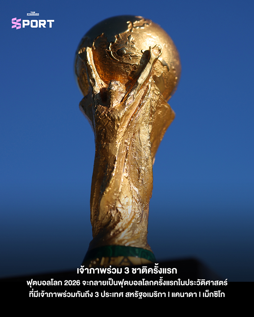 โปสเตอร์แนะนำ ฟุตบอลโลก 2026 ที่จะจัดขึ้นในยุคใหม่ พร้อมเจ้าภาพ 3 ประเทศและ 48 ทีม 1