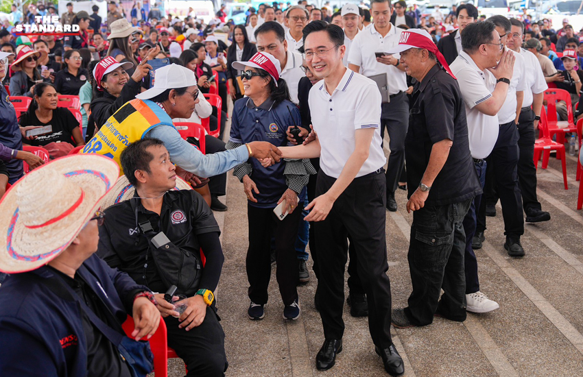 ศาสตราจารย์ ดร.ยศชนัน วงศ์สวัสดิ์ รองนายกรัฐมนตรี นำเสนอนโยบาย 'เศรษฐกิจงานดี' แก่กลุ่มแรงงานเนื่องในวันแรงงานแห่งชาติ 4