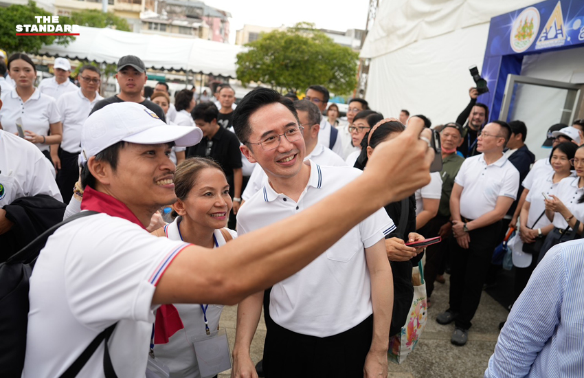 ศาสตราจารย์ ดร.ยศชนัน วงศ์สวัสดิ์ รองนายกรัฐมนตรี นำเสนอนโยบาย 'เศรษฐกิจงานดี' แก่กลุ่มแรงงานเนื่องในวันแรงงานแห่งชาติ 5