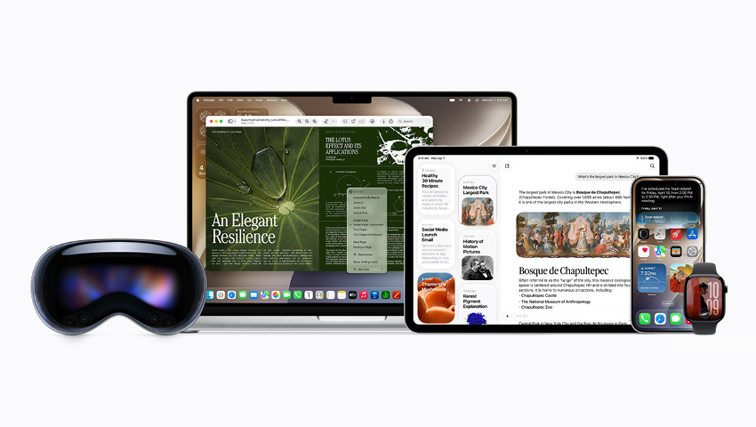ทิม คุก ซีอีโอ Apple กำลังนำเสนอในงาน WWDC 2