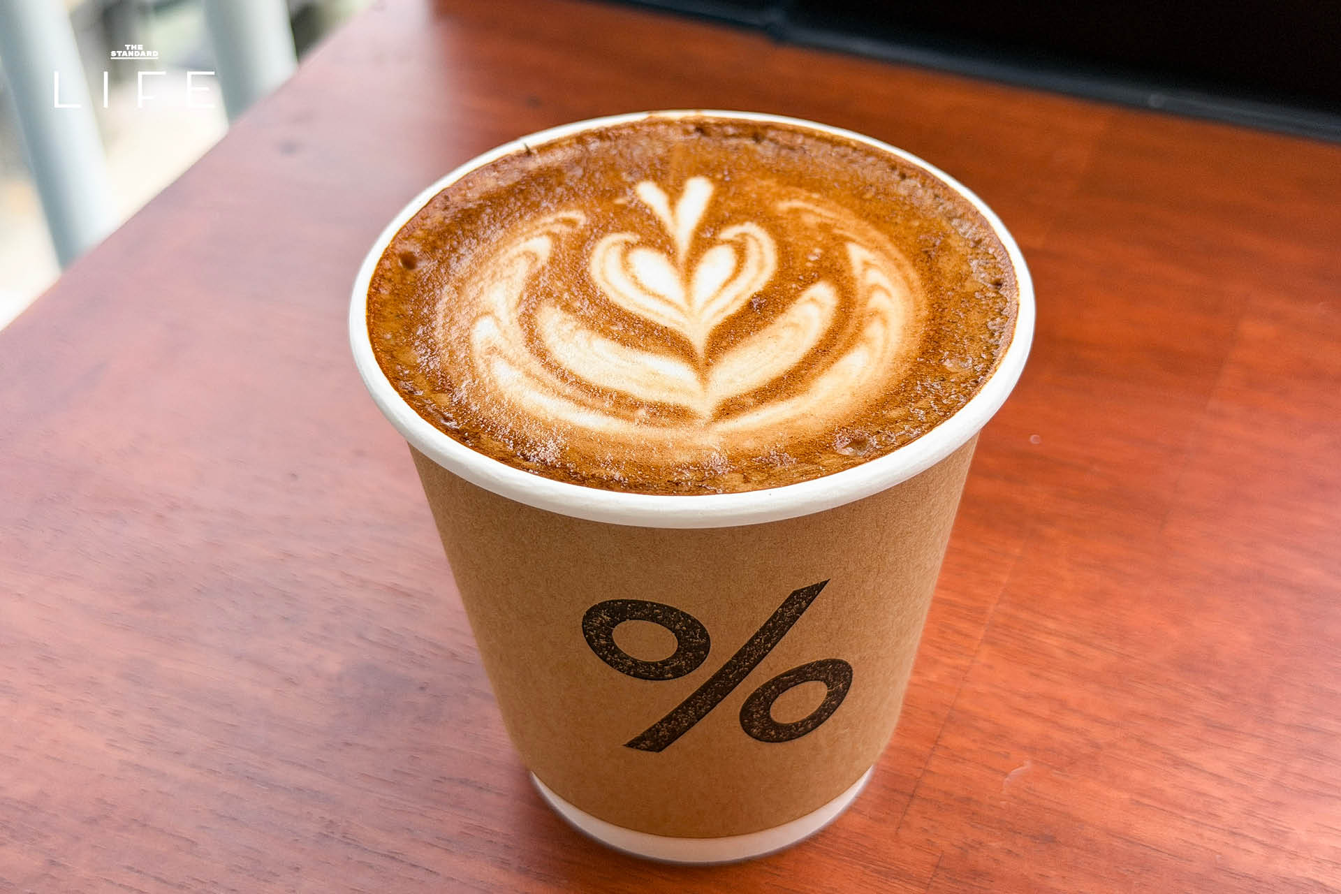 ภาพคาเฟ่ % Arabica สาขาทรงวาด ริมแม่น้ำเจ้าพระยา 8
