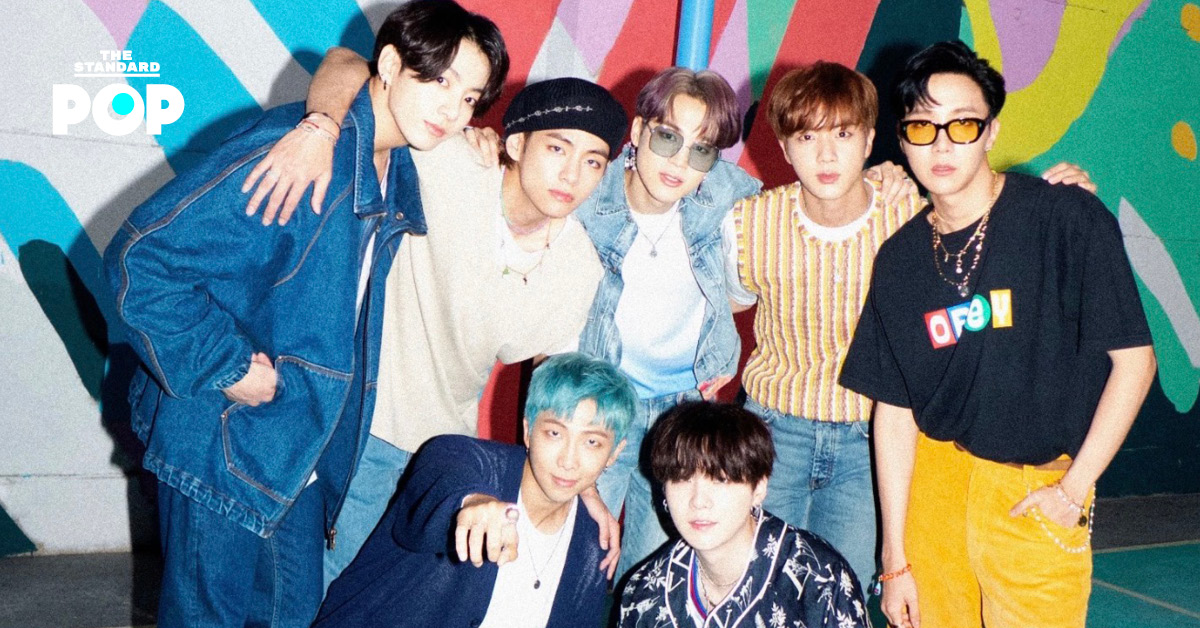 ภาพโปรโมตเพลง Dynamite ของวง BTS