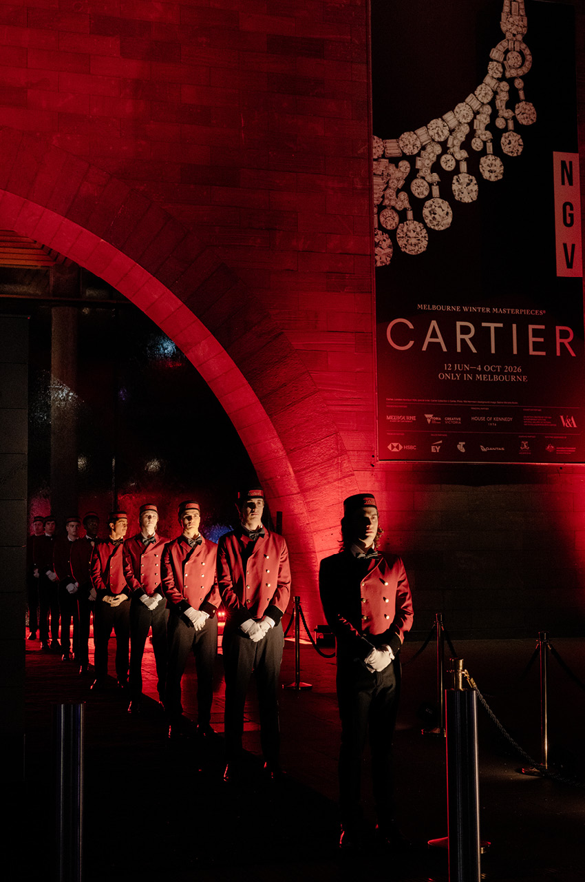 เครื่องประดับ Cartier จัดแสดงในนิทรรศการที่เมลเบิร์น 2